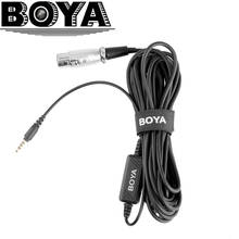 BOYA BY-BCA6 3.5MM to XLR Input Microphone Cable Adapter with integrated preamplifier for IOS iPhone 8 8 plus Android Smartphone 2024 - buy cheap