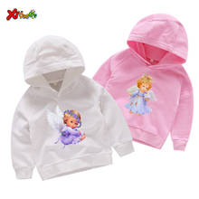 Sudaderas con capucha para niñas y bebés, ropa de algodón de manga larga con diseño de Ángel bonito, novedad de primavera y otoño, 2019 2024 - compra barato