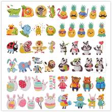 5D Diamond Painting Stickers Self-Adhesive Diamond Painting by Number Kits Animal Rhinestone Sticker for DIY Crafts Decoration 2024 - buy cheap