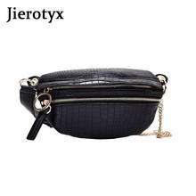 JIEROTYX Fashion Leather Waist Bag For Women Belt Bags Bum Ladies Wallet Fanny Pack Travel Pouch Waist Bags Support Wholesale 2024 - buy cheap