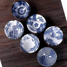 6 pcs/set Jingdezhen Ceramic teacup Blue and white porcelain Tea bowl Hand-painted Cone Teacup Chinese Tea set Accessories 2024 - buy cheap
