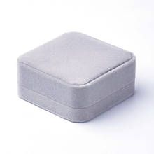 10pcs Velvet Bangle Bracelet Packaging Display Boxes Jewelry Gift Boxes LightGrey, Square/Rectangle 2024 - buy cheap