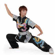 Wushu Clothing Martial Arts Uniform Embroidery Wing Chun Chinese Kungfu Uniform Wushu Staff Shaolin Kung Fu Uniform FF2249 2024 - buy cheap