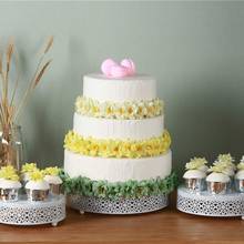 Современные подставки для торта, круглая подставка для торта, подставки для кексов для детского праздника, свадьбы, дня рождения, празднования, белые 2024 - купить недорого