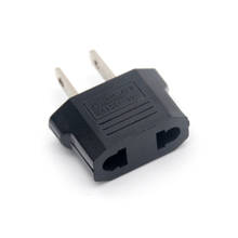 1/2/5Pcs EURO EU To US Travel Power Plug Adapter Converter Travel Conversion European To American Outlet Plug Adapter 2024 - купить недорого