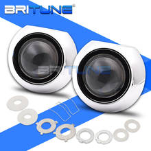 Britune-lente para carro 2.5 polegadas, bi-xenon h7 h4, projetor de adaptação, mini wst, lentes automotivas, luz led hid, acessórios de luz, estilo de ajuste 2024 - compre barato