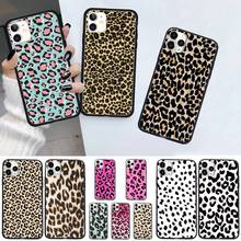 Funda de teléfono con estampado de leopardo y tigre para iPhone, carcasa moderna de alta calidad con patrón de pantera para iPhone 11, 12 pro, XS MAX, 8, 7, 6, 6S Plus, X, 5S, SE, 2020, XR 2024 - compra barato