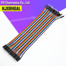 Dupont line 40pcs 20cm 2.54mm 1p-1p Pin Male to Male Color Breadboard Cable Jump Wire Jumper For Arduino 2024 - buy cheap