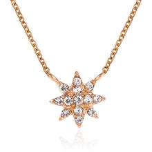 Colares de cristal feminino, pingente de hexagrama da estrela de davi, joias longas com corrente de suéter para clavícula 2024 - compre barato