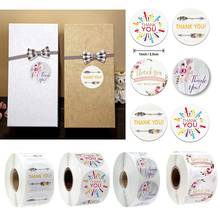 500pcs Thank You Round Stickers Gift Bag DIY Wedding Party Decoration Envelopes Seal Label 2024 - buy cheap