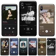 Lana del rey-capa de celular sexy, modelo cantor para iphone 11 12 pro xs max 8 7 6 6s plus x argolas, alta qualidade, antiqueda, 2020 xr 2024 - compre barato