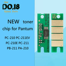 Novo chip de toner para Pantum P2500W P2505 M6200 M6500 M6505 M6600 M6607 PC-210 PC-211E PC-210E PC-211 chip de toner 2024 - compre barato
