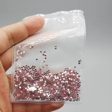 High Quality SS3-SS30 Light Pink Color 3D Nail Art Glass Crystal Non Hotfix Rhinestones Flatback Strass Stones 2024 - buy cheap