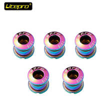 Litepro MTB Road Bike Chainring Bolts Single Disc Speed Chainwheel Screws Colorful 2024 - buy cheap