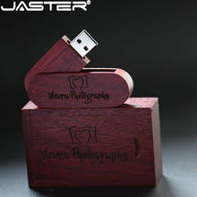 JASTER-unidad flash USB de madera, 4GB, 8GB, 16GB, 32GB, 64GB, respetuoso con el medio ambiente, se puede personalizar el logotipo, 1 ud. 2024 - compra barato
