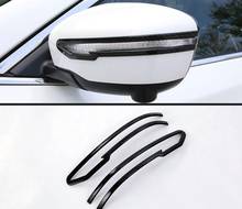 For Nissan X-Trail X Trail T32 2017 2018 2019 2020 Rearview Mirror Cover Trim Strip Rear View Molding Frame Garnish Decoration 2024 - buy cheap