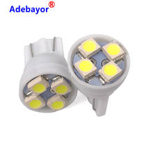 Bombilla de luz LED de coche, lámpara de 12V, 1000 Uds. T10 194 W5w 4 SMD 3528 1210 2024 - compra barato