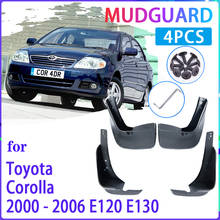 Car Mud Flaps for Toyota Corolla E120 E130 2000~2006 2001 2002 2004 2005 Mudguard Splash Guards Fender Mudflaps Auto Accessories 2024 - buy cheap