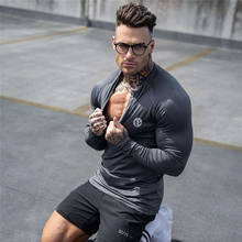 2020 New Mens Compression Skinny T-shirt Sport Shirt Men Short Sleeve Fitness t shirt Jogger Gym Running Shirt Workout Tee Tops 2024 - buy cheap