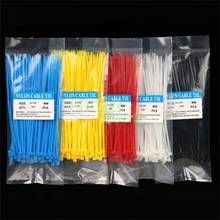 3*150mm width 2.5mm Colorful Factory Standard Self-locking Plastic Nylon Cable Ties,Wire Zip Tie Random Color 100Pcs/pack 2024 - buy cheap