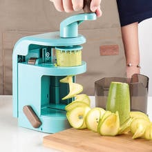 Multifunctional spiral filament shredder hand rotating rotary cutter Potato carrot cucumber slicer Vegetable salad grater 2024 - buy cheap