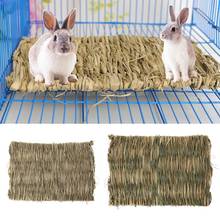 Rabbit Grass Chew Mat Small Animal Hamster Cage Bed House Pad 2024 - buy cheap