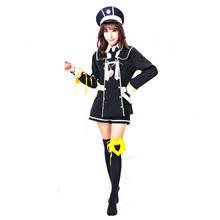 Brdwn touken ranbu online gokotai cosplay traje uniforme escolar (terno + chapéu) 2024 - compre barato
