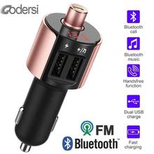 Transmisor FM inalámbrico Bluetooth para coche, Kit de manos libres, modulador, adaptador de Radio para coche, reproductor MP3, Cargador USB Dual de 3.4A 2024 - compra barato