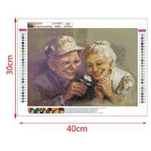 4 Pack Elderly Couples 5D DIY Diamond Painting Kits Full Drill Rhinestone Embroidery Cross Stitch Home Decor 2024 - buy cheap