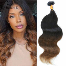 Ombre Human Hair Bundles Body Wave 1B/30 Malaysian Remy Hair Extensions Ombre Hair Weaves 3/4 Pcs For Black Women 2024 - buy cheap