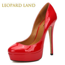 LEOPARD LAND-zapatos de tacón alto para mujer y hombre, calzado con plataforma, para discoteca, boda, novia, tallas 40-47, ZQJ 2024 - compra barato