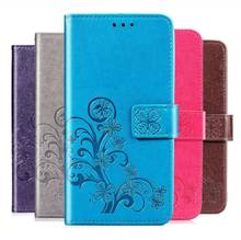 Luxury Embossed 3D Flower Case for Doogee N20 Y9 Plus PU Leather Wallet Flip Phone Case Bag Full Body TPU Protector Cover 2024 - buy cheap