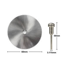 1pc 50/60mm HSS Mini Saw Blades Blade with 3.175mm Mandrel Power Tool Accessories Circular Saw Blades Wood cutter 2024 - buy cheap
