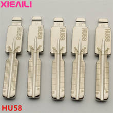 XIEAILI 20Pcs NO.18 HU58 Engraved Line Key Blade Scale Shearing Teeth Uncut Key Blade  S599 2024 - buy cheap