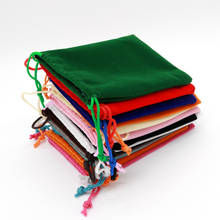 50pcs 15x20cm Multicolor Velvet Pouches Display Drawstring Packing Gift Bags & Pouches Jewelry Packaging 2024 - buy cheap