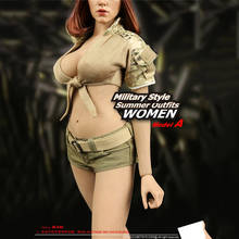 1/6 MCTOYS M-048 Woman Summer Outfits Military Clothes Set Fit 12'' Soldier Figure Body Doll 2024 - buy cheap