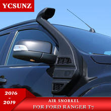 Snorkel de aumento de ar para ford ranger, preto, resistente a uv, linear, t8 t7, 2016, 2017, 2018 2024 - compre barato