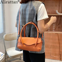 Alirattan New PU Leather Crossbody Bag For Women Fashion Design Summer Shoulder Messenger Bag Luxury Travel Vacation Handbag 2024 - buy cheap