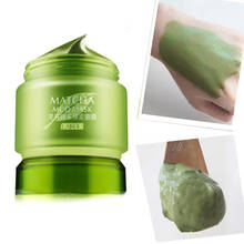 Laikou-máscara facial de lama matcha, creme de limpeza profunda, controle de óleo, hidratante, removedor de cravos, tratamento de acne, limpador de poros 2024 - compre barato