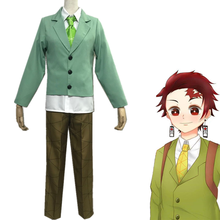 Demon Slayer:Kimetsu No Yaiba Kamado Tanjirou Winter Outfit Cosplay Costume 2024 - buy cheap