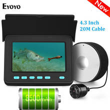 Eyoyo EF05PRO 20M Cámara bajo el agua para pesca de invierno 4,3 "hielo cámara de Video de pesca buscador de peces con grabación de vídeo más Pro 2024 - compra barato