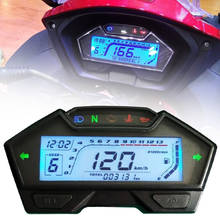 Motorcycle Speedometer Adjustable speed Odometer Tachometer 12V LCD Digital Gauge Panel Speedometer Tachometer Odometer 2024 - купить недорого