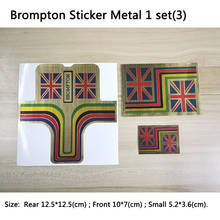Bike Sticker for Brompton    Folding Bike London Metal Stickers for Brompton  Frame for Brompton k Stem 2024 - buy cheap
