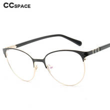 46884 Women Anti Blue Light Stainless Steel Optical Eyebrow Grade Glasses Frames Acetate Leg Fashion Computer Eyeglasses 2024 - buy cheap