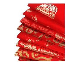 Width 75cm Chinese Red Tang Suit Cheongsam Sheet Cloth Silk Like Damask Jacquard Brocade Metallic Fabric By the Half-Yard 2024 - buy cheap