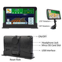 Car GPS navigator 7 inch HD LCD capacitive screen car FM Navitel satellite navigation truck GPS Navigator car accessories latest 2024 - buy cheap