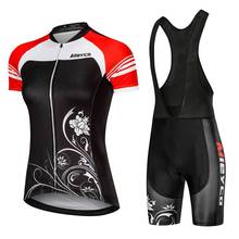 2020 nova mieyco pro mulher roupas de ciclismo bib shorts mtb roupas ropa ciclismo meninas camisas da bicicleta ternos uniforme outfit 2024 - compre barato