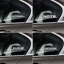 1 шт., наклейка на окна автомобиля для Nissan JUKE NOTE, новый Qashqai Murano X Trail X-trail, Teana, 2015, 2016, Стайлинг автомобиля 2024 - купить недорого