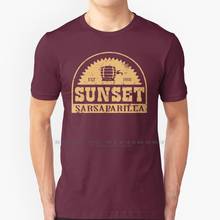 Sunset Sarsaparilla T Shirt 100% Pure Cotton Sunset Sarsaparilla Nuka Cola Commonwealth Ncr New California Republic New Vegas 2024 - buy cheap