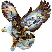 5D full drill diamond painting cross stitch "Eagle Hunting"diy diamond embroidery kit mosaic craft rhinestones picture painting 2022 - buy cheap